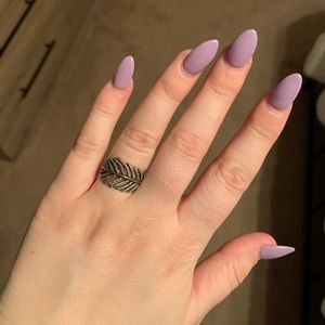 PANDORA Sterling Silver Feather Ring